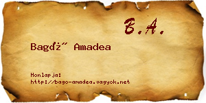 Bagó Amadea névjegykártya